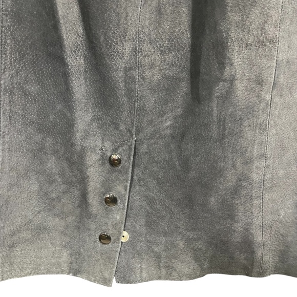 Diana Marco Plus Size Suede Skirt - Picture 4 of 4